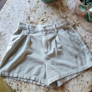 Hollister Women's Light Green Flowy Shorts